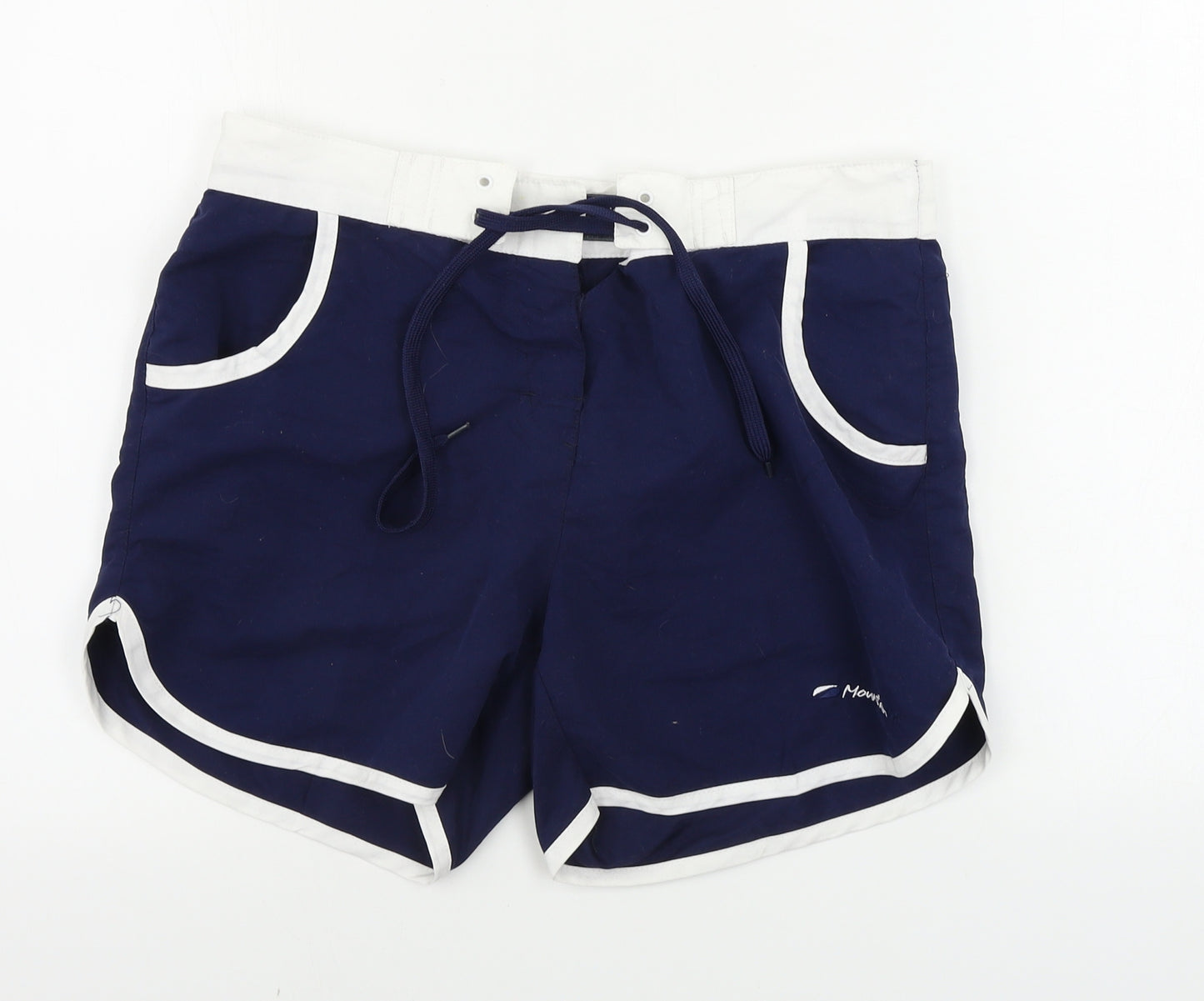 Mountain Life  Womens Blue   Sweat Shorts Size 10
