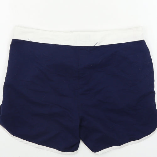 Mountain Life  Womens Blue   Sweat Shorts Size 10