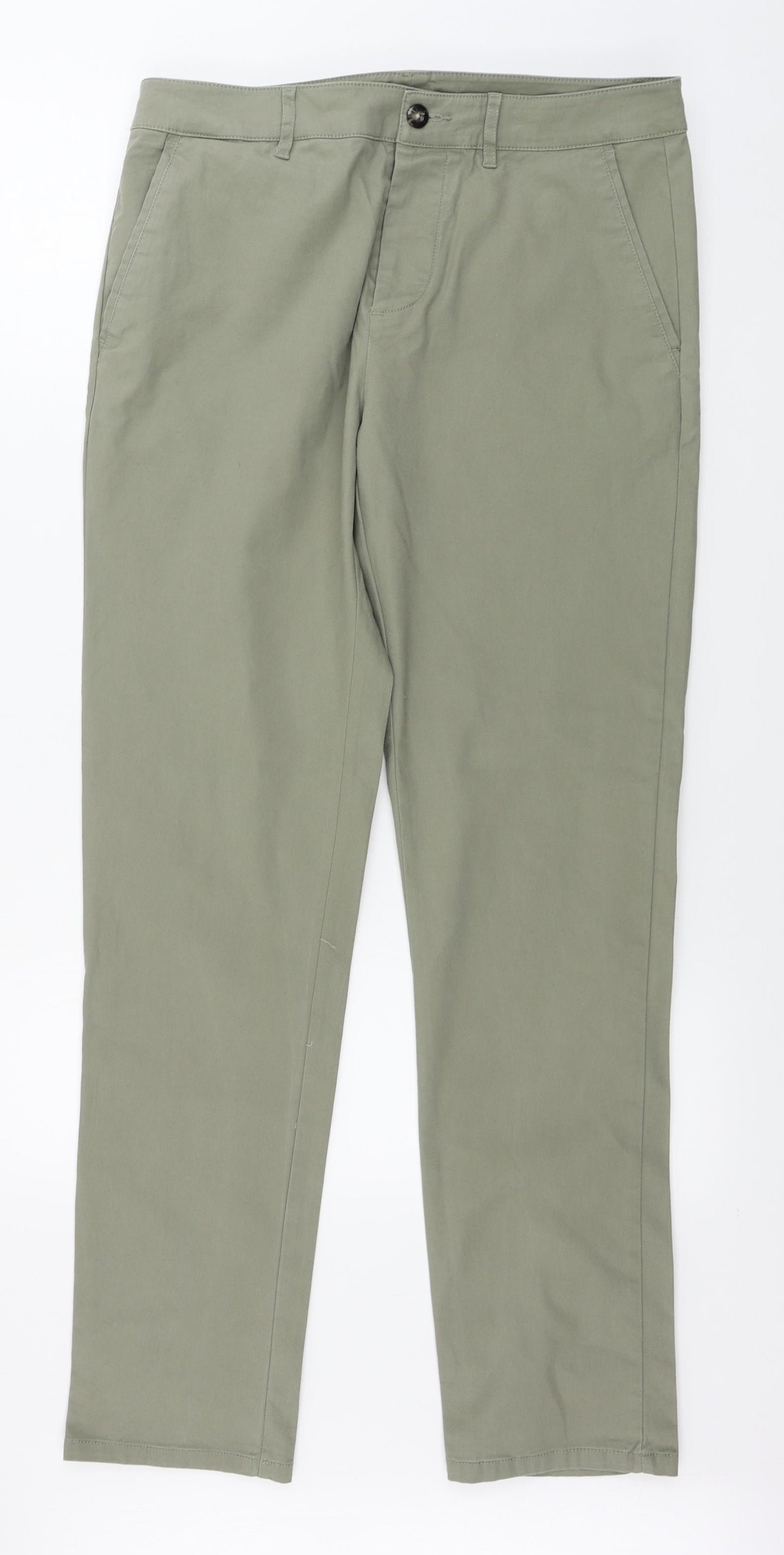 Preworn Mens Green   Trousers  Size 32 in L32 in