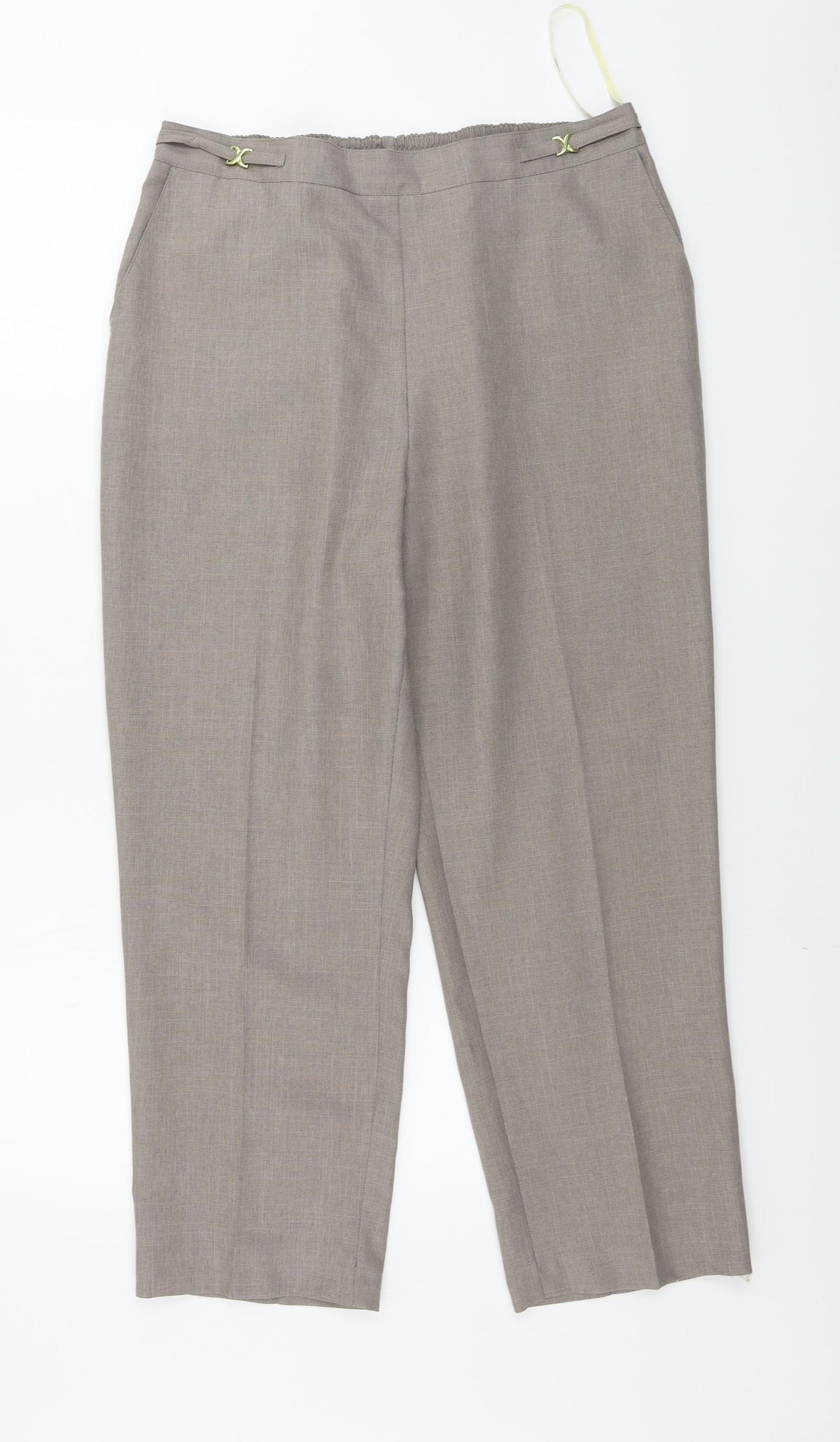 BHS  Womens Beige   Trousers  Size 12 L25 in