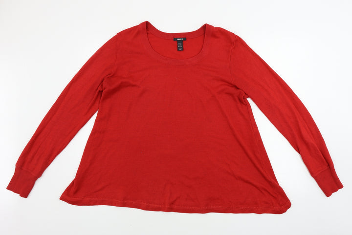 H&M  Womens Red   Pullover Jumper Size 2XL