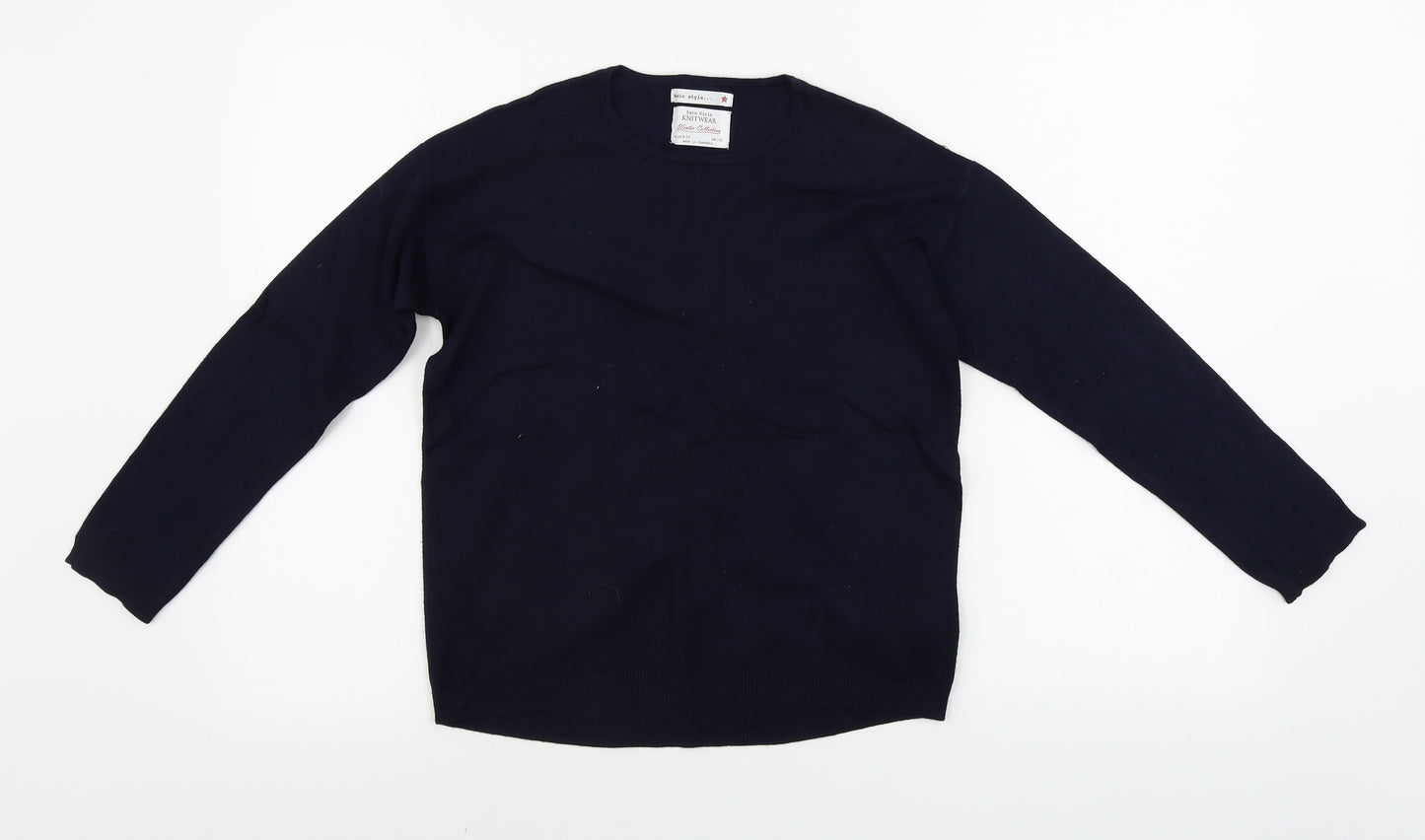 Zara Girls Blue   Pullover Jumper Size 9-10 Years