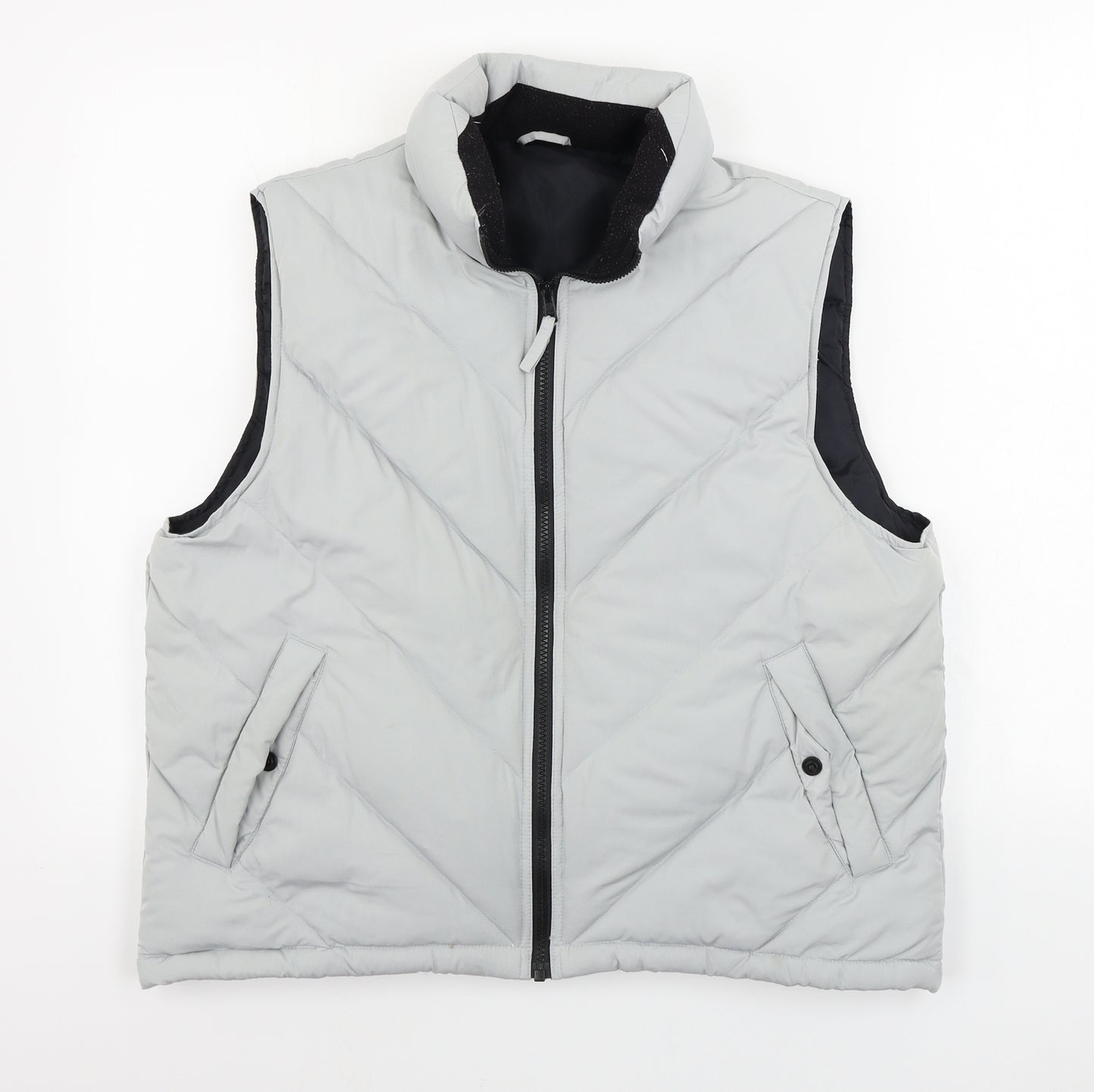 Preworn  Womens Grey   Gilet Coat Size 16