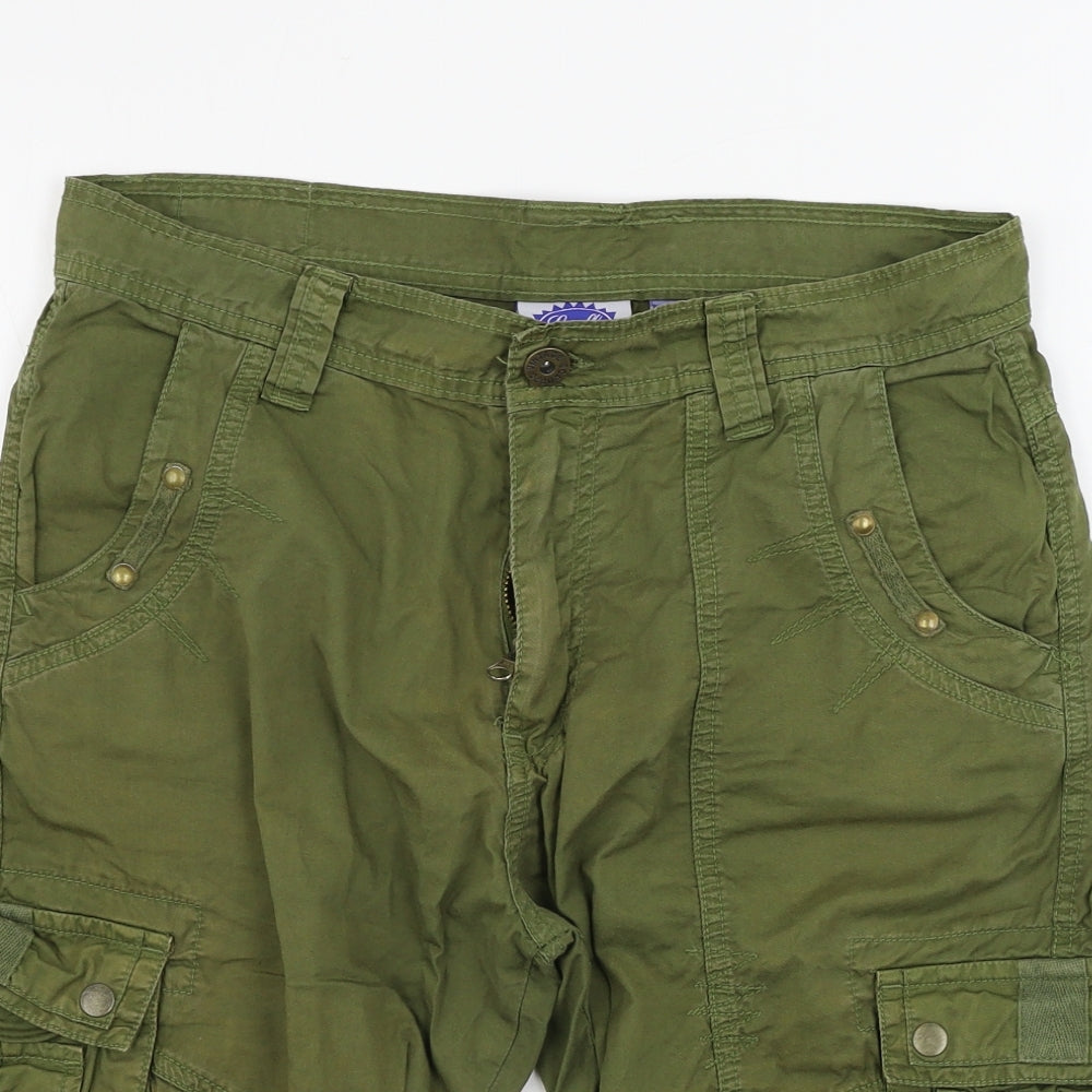 scryffs Mens Green   Chino Shorts Size 32 in