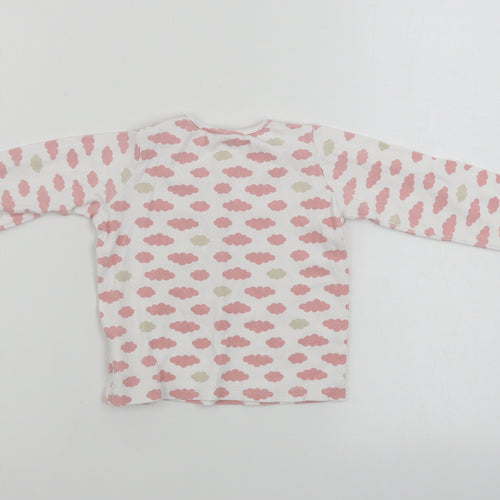 Lupilu Girls White   Basic T-Shirt Size 12-18 Months