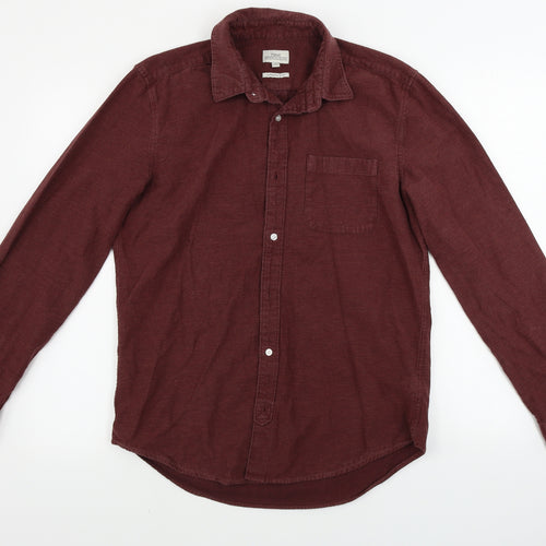 NEXT  Mens Brown    Button-Up Size M
