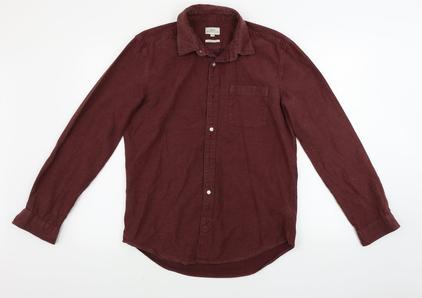 NEXT  Mens Brown    Button-Up Size M