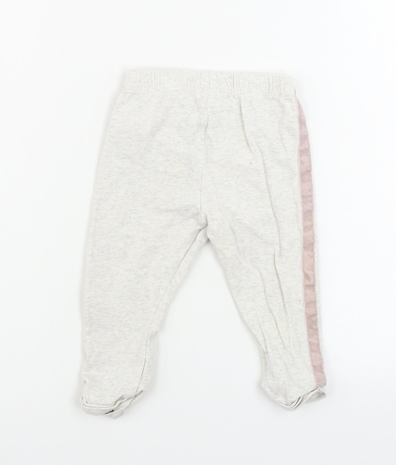 F&F  Girls Beige   Sweatpants Trousers Size 9-12 Months