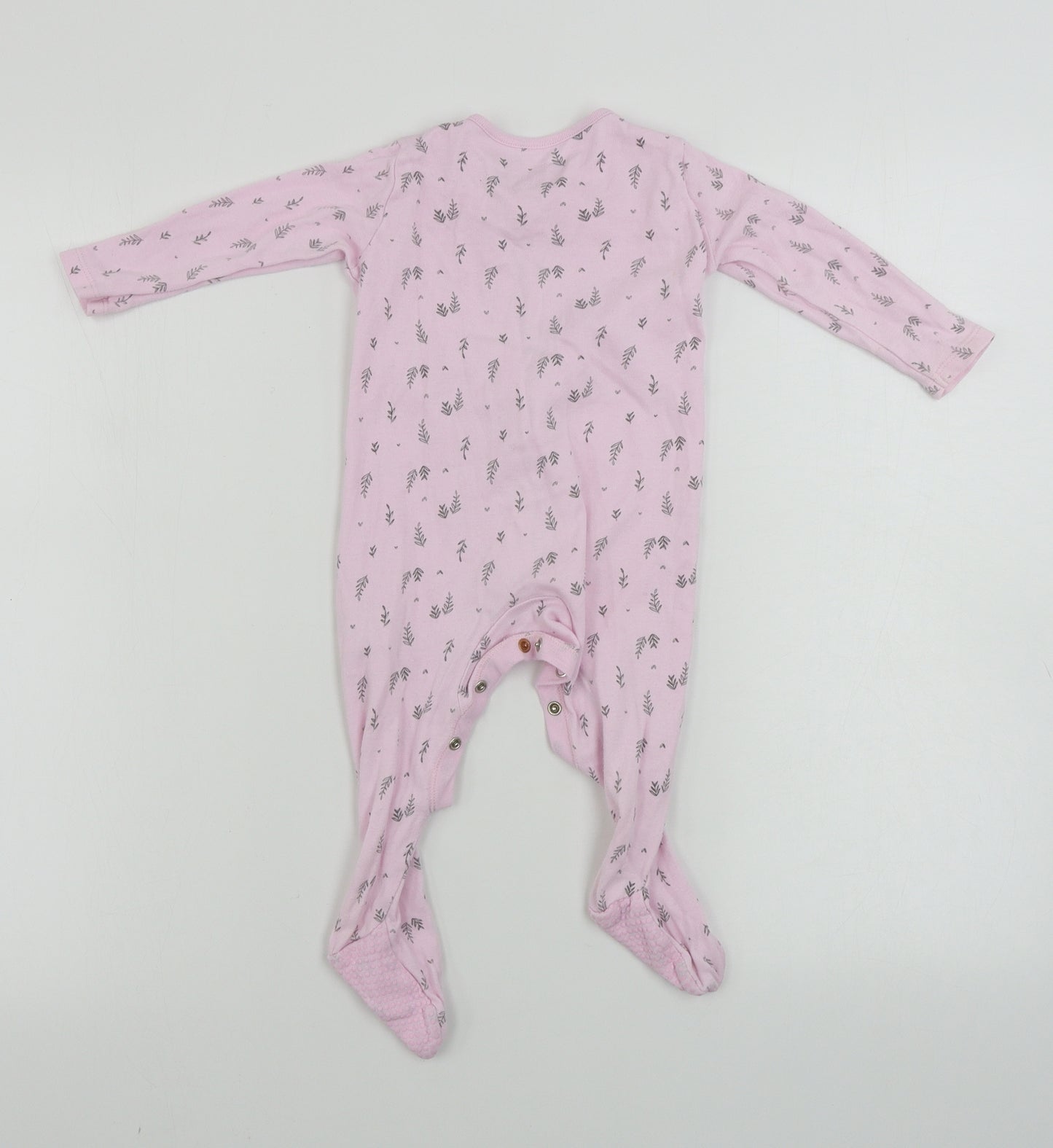 F&F  Girls Pink   Babygrow One-Piece Size 9-12 Months