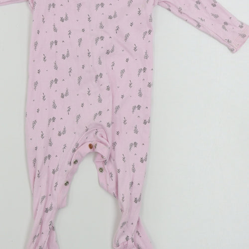 F&F  Girls Pink   Babygrow One-Piece Size 9-12 Months