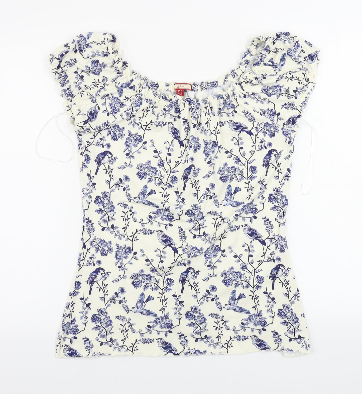 Joe Browns  Womens Beige Floral  Basic Blouse Size 16
