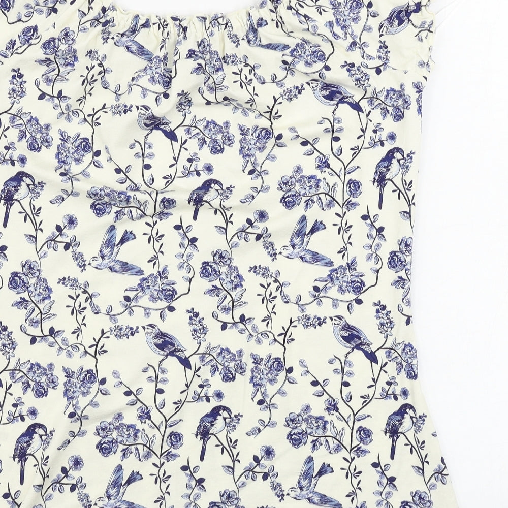 Joe Browns  Womens Beige Floral  Basic Blouse Size 16