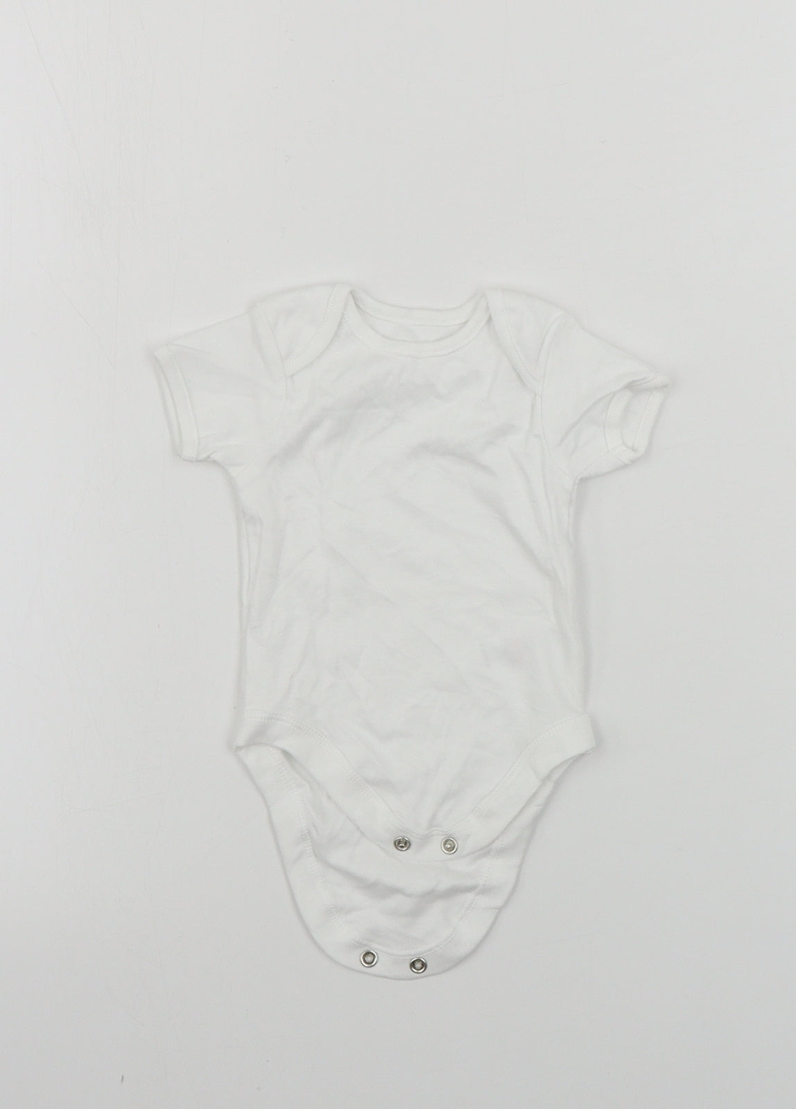 George  Boys White   Babygrow One-Piece Size 0-3 Months