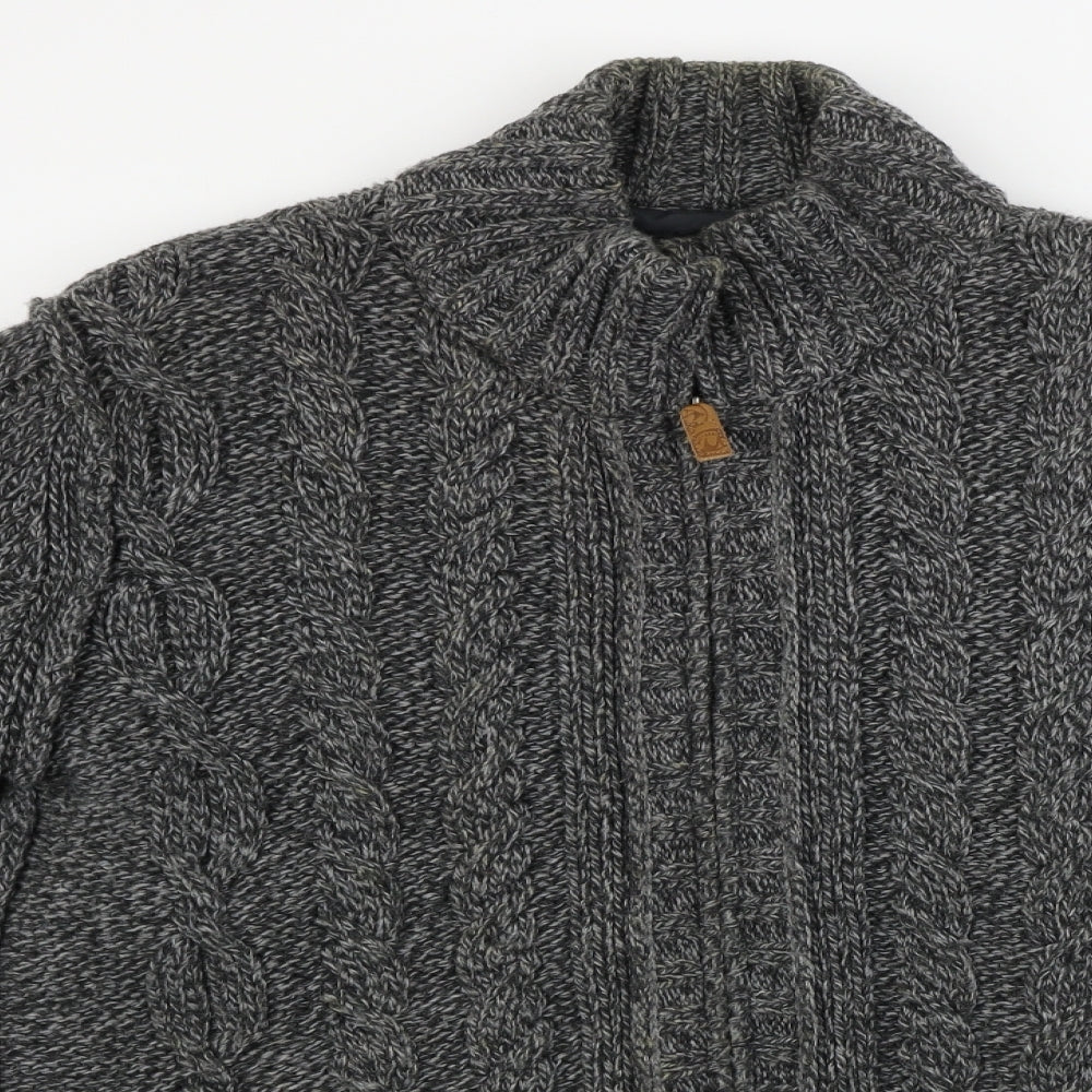 MANTARAY     Mens Grey   Full Zip Jumper Size L