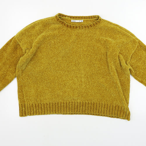 Lefties  Womens Yellow   Pullover Jumper Size L
