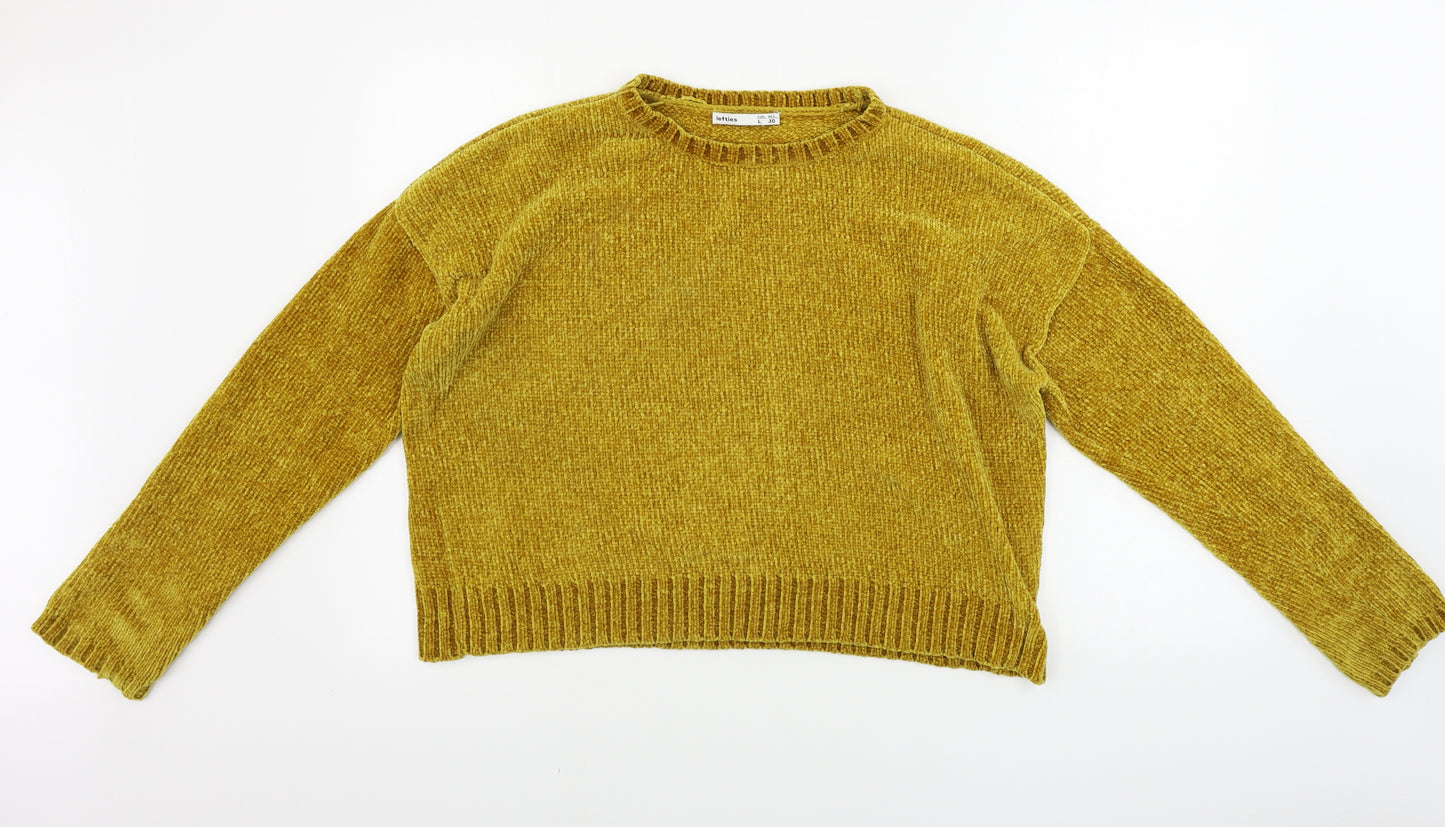 Lefties  Womens Yellow   Pullover Jumper Size L