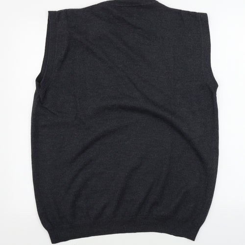 TM Lewin    Mens Grey   Vest Jumper Size XL