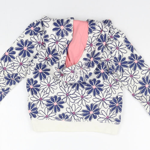 George Boys Blue Floral  Pullover Hoodie Size 2-3 Years