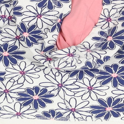 George Boys Blue Floral  Pullover Hoodie Size 2-3 Years
