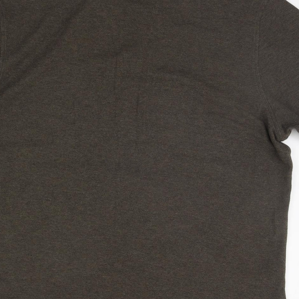 Marks and Spencer Mens Brown    Polo Size L