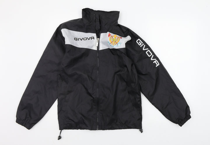 Givova Girls Black Jacket Coat Size 2XS - ggnp fc