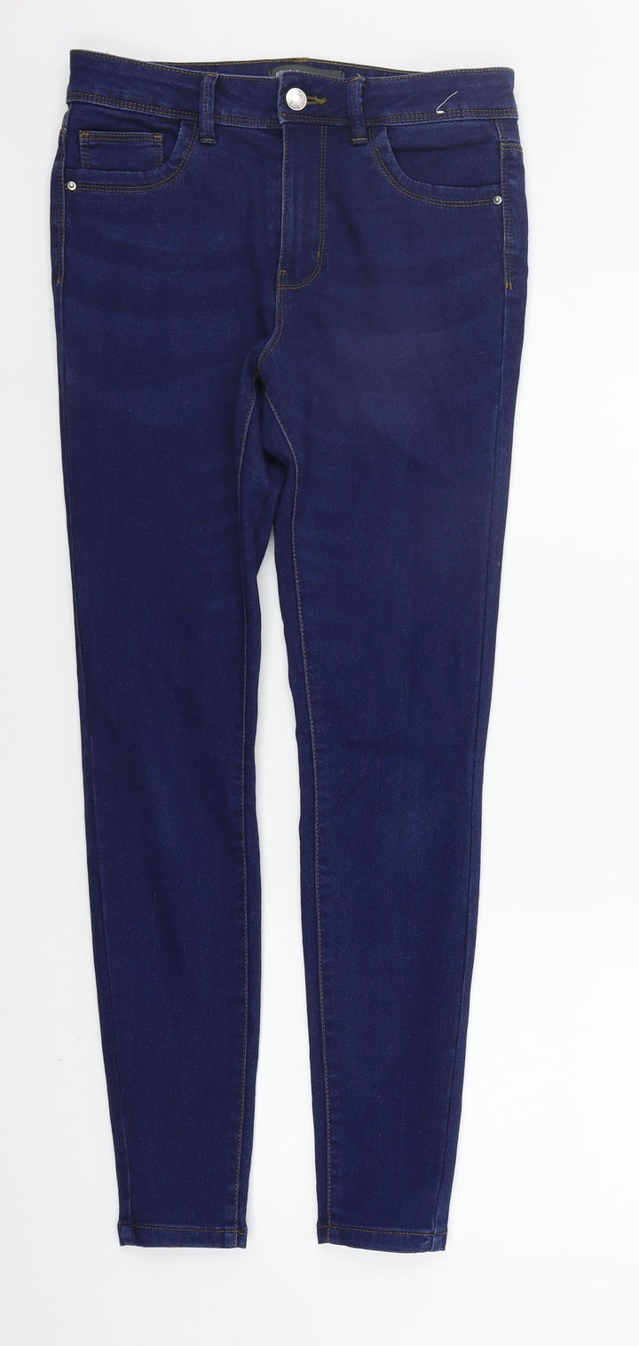 deniem & co Womens Blue Straight Jeans Size 10 L27 in