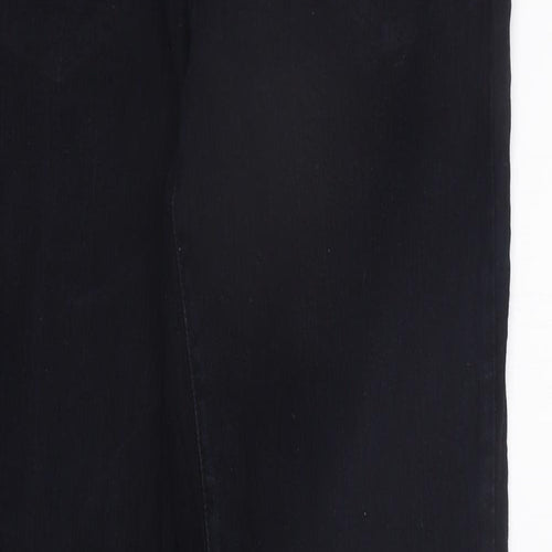 NYJD Womens Black   Straight Jeans Size 8 L27 in