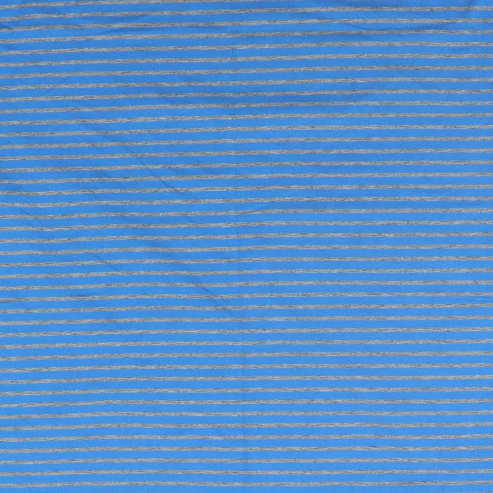 Marks and Spencer Mens Blue Striped   T-Shirt Size L