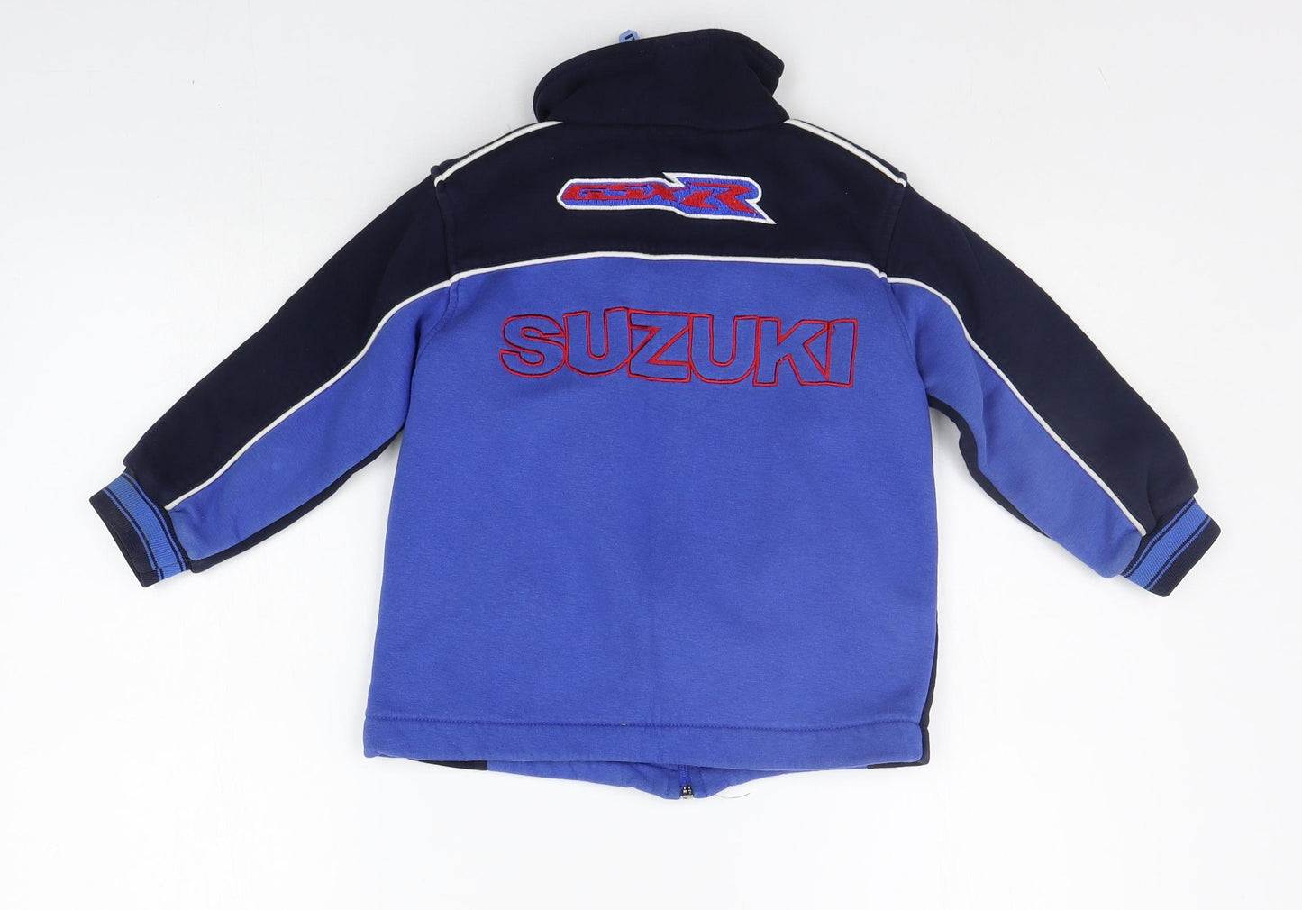 Suzuki Boys Blue   Full Zip Jumper Size 6-7 Years