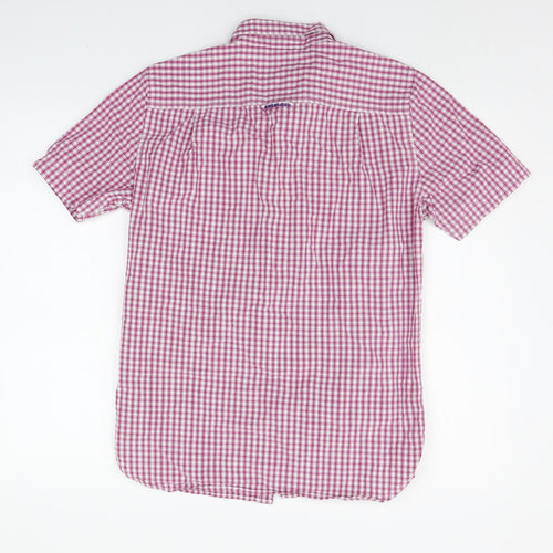 Superdry Mens Pink Check   Button-Up Size M