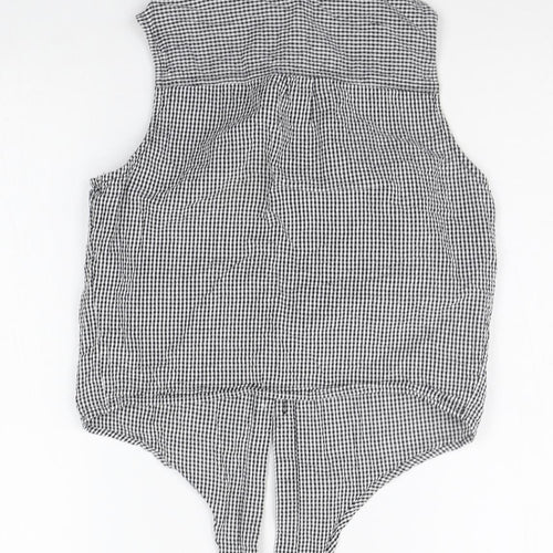 H&M Boys Grey Check  Basic Button-Up Size 12-13 Years