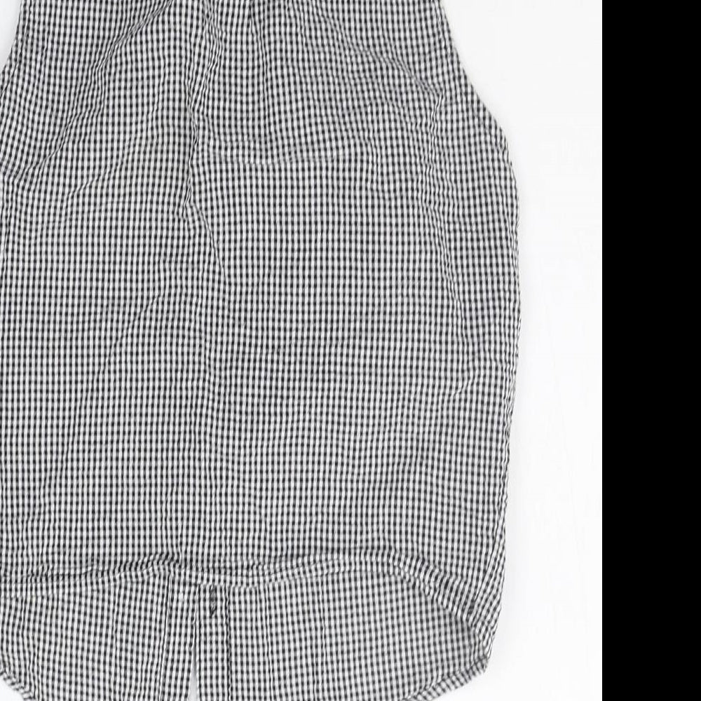 H&M Boys Grey Check  Basic Button-Up Size 12-13 Years