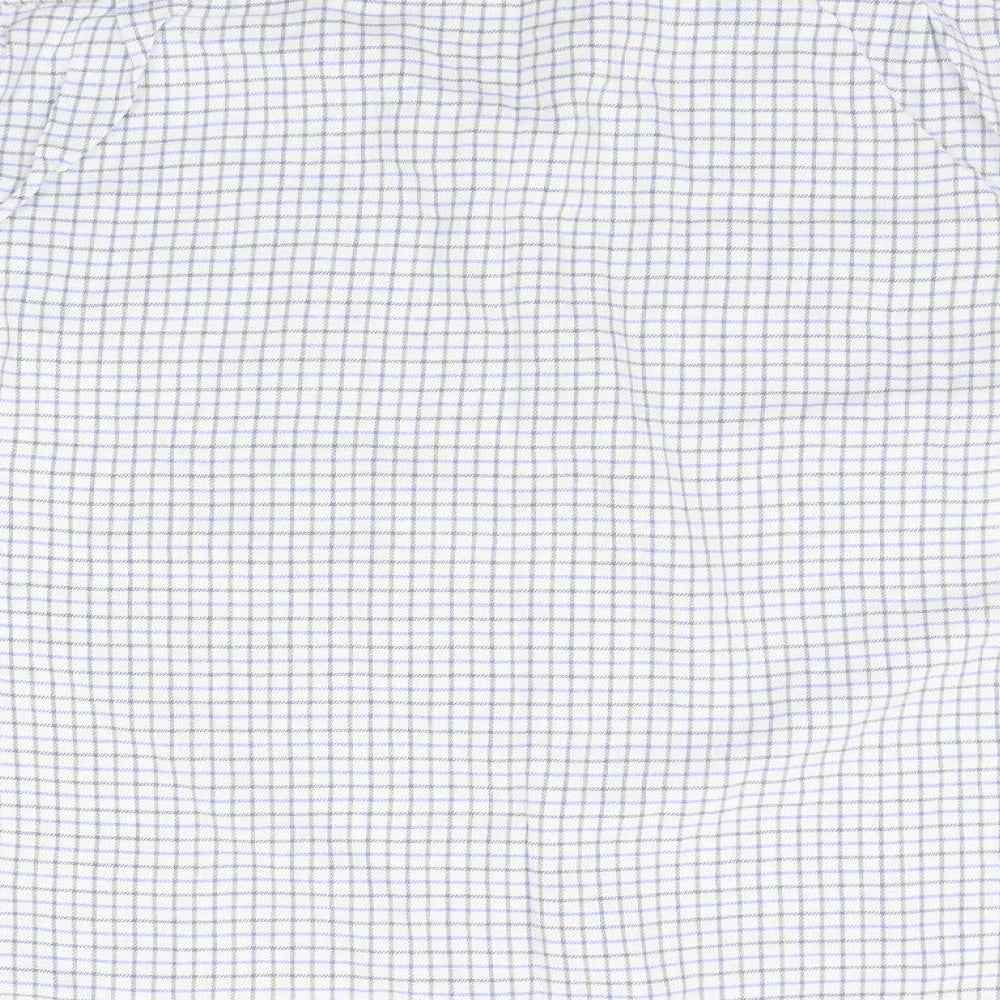 Champion Mens White Check   Button-Up Size XL