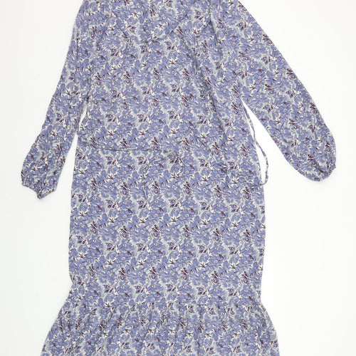 NEXT Womens Blue Geometric  A-Line  Size 12