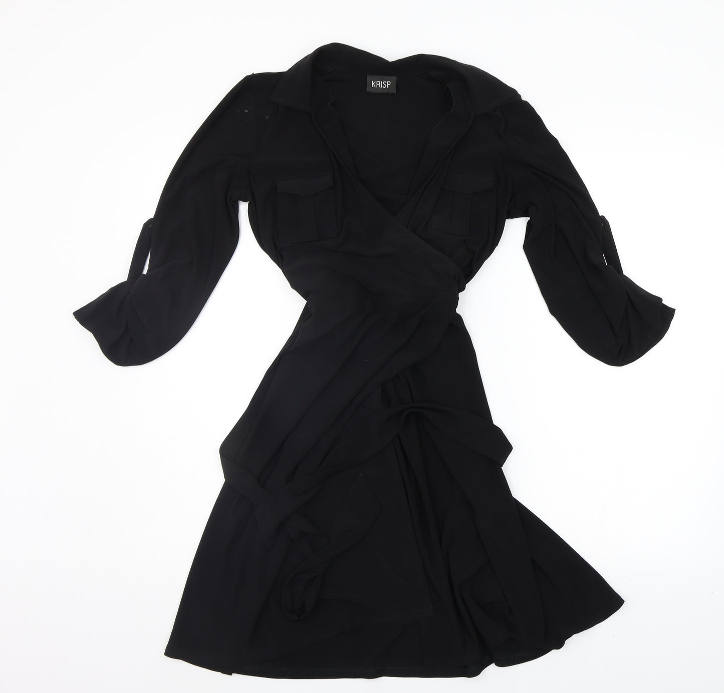 Krisp Womens Black   A-Line  Size 12