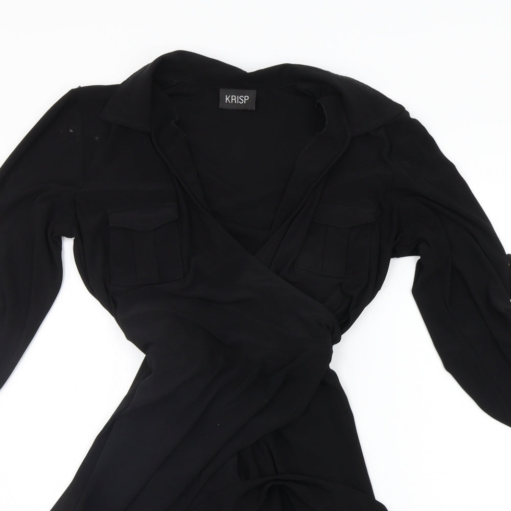 Krisp Womens Black   A-Line  Size 12