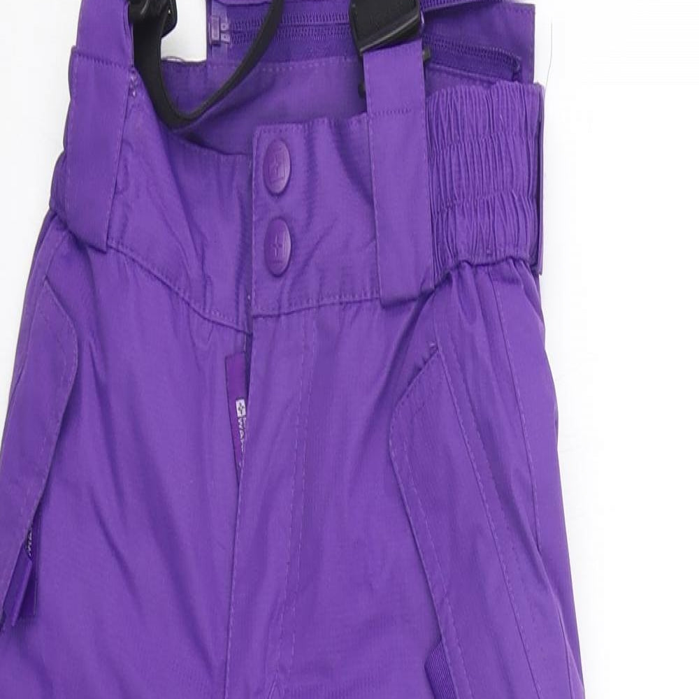 moutain warehouse Girls Purple   Dungaree One-Piece Size 5-6 Years