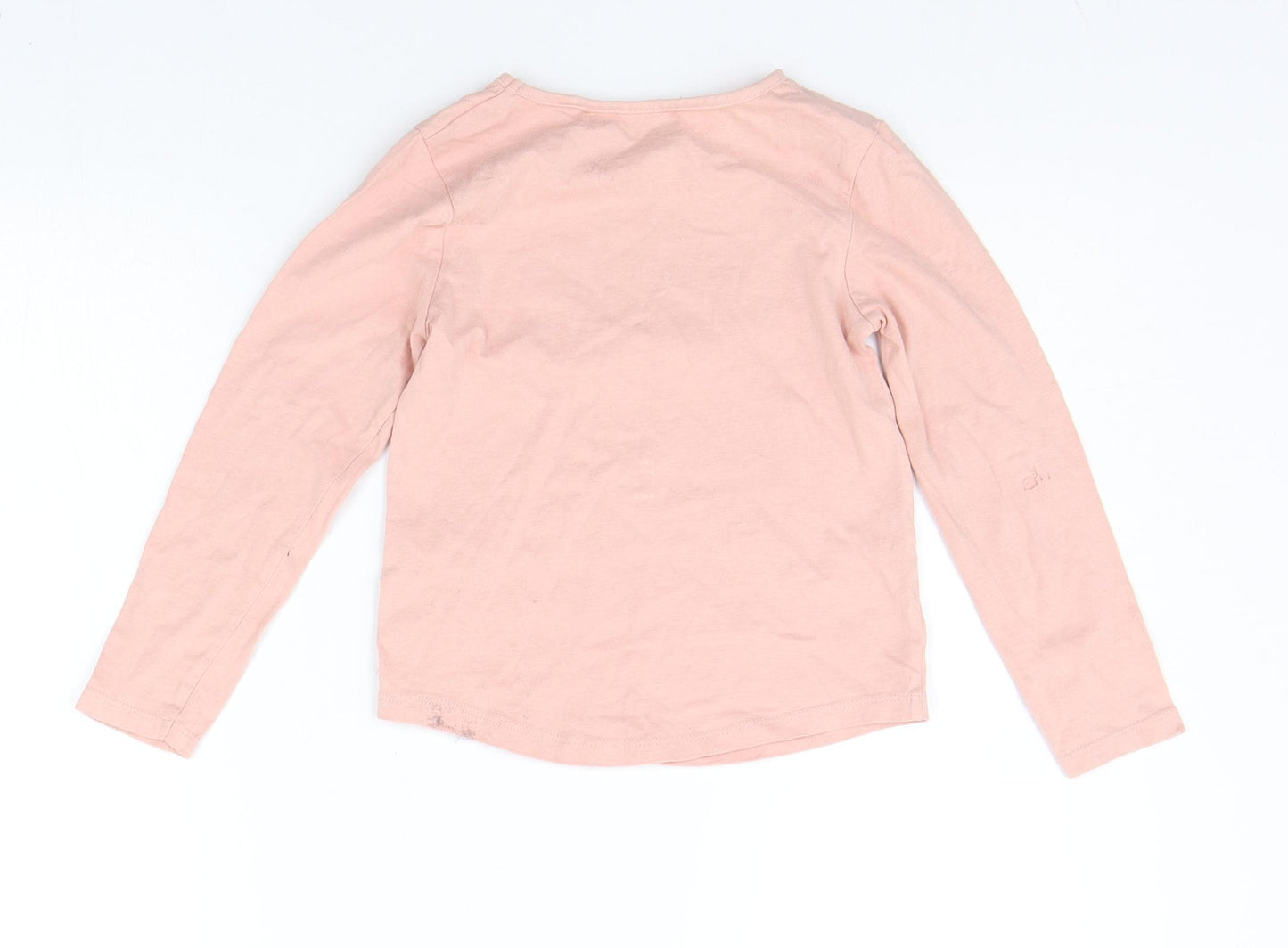 TU Girls Pink   Basic T-Shirt Size 6 Years