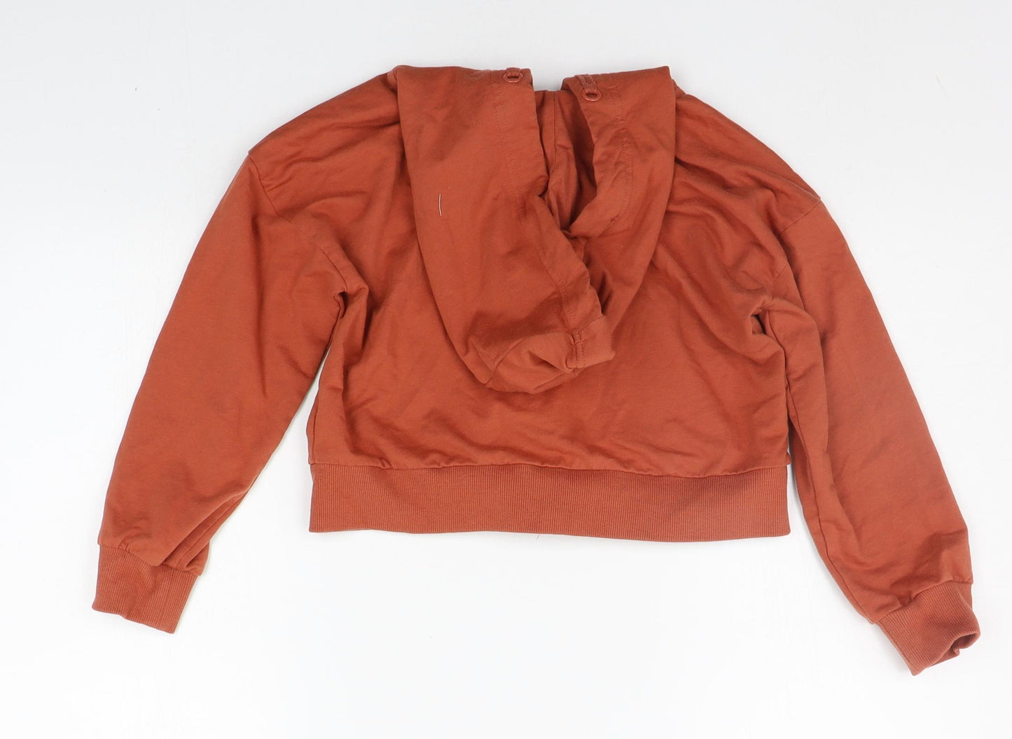George Girls Orange   Full Zip Hoodie Size 7-8 Years