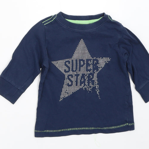 NEXT Boys Blue   Basic T-Shirt Size 6-9 Months