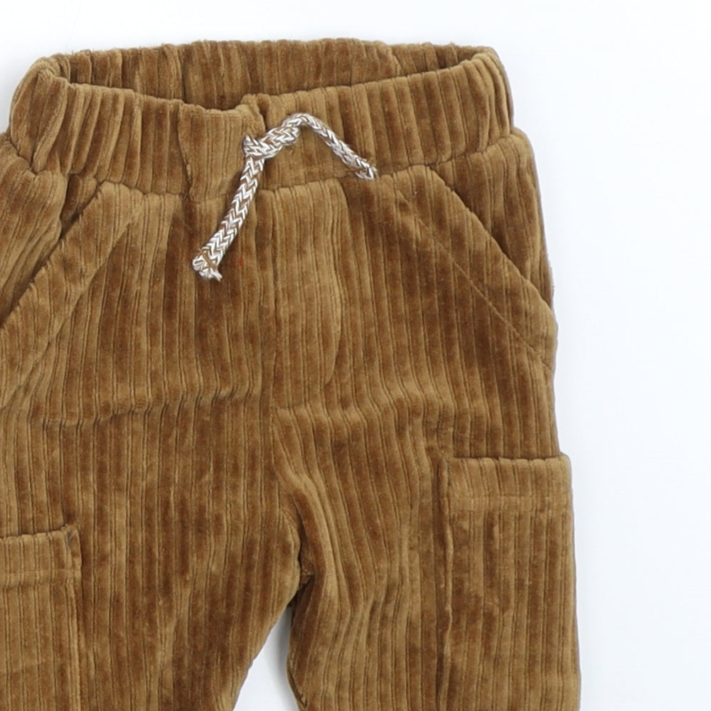 Nutmeg Boys Brown   Capri Trousers Size 6-9 Months