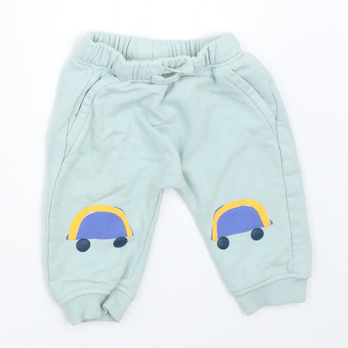 Marks and Spencer Boys Blue   Jogger Trousers Size 3-6 Months