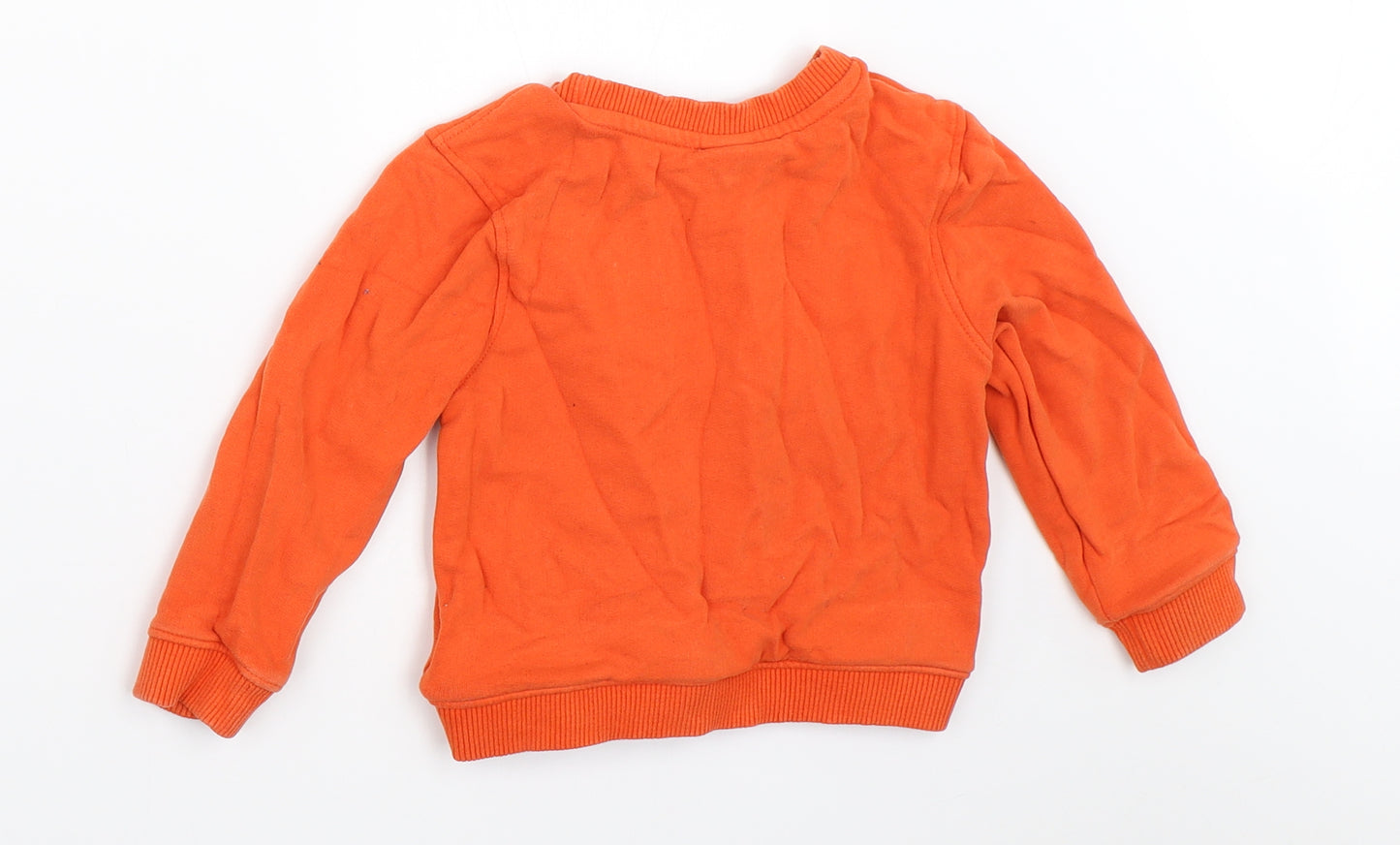 Mini Club Boys Orange   Pullover Sweatshirt Size 2-3 Years