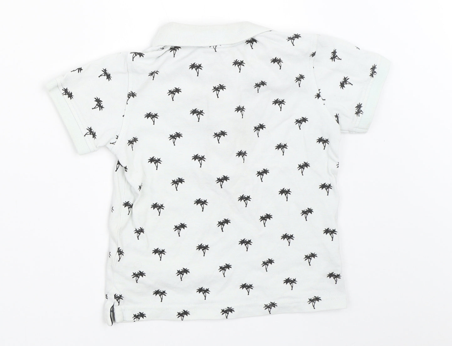 Primark Boys White   Basic Polo Size 2-3 Years