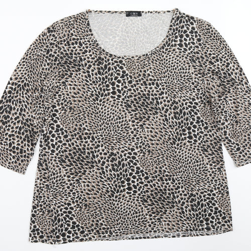 CMD Womens Black   Basic T-Shirt Size 2XL