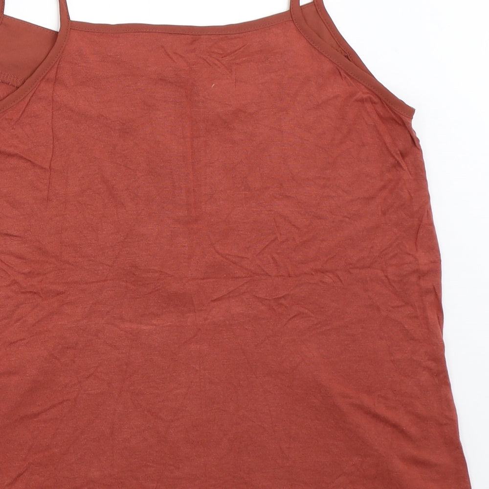 New Look Womens Orange   Camisole Tank Size 12