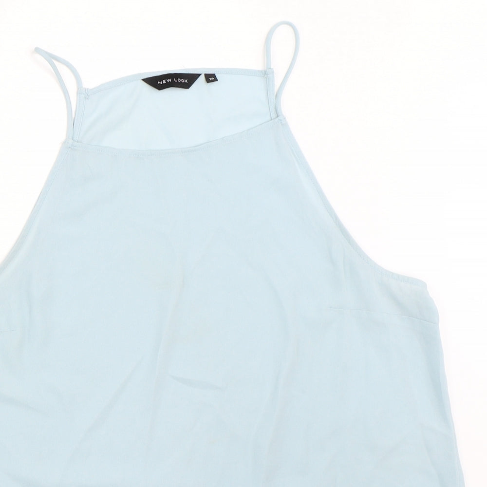 New Look Womens Blue   Basic Blouse Size 16