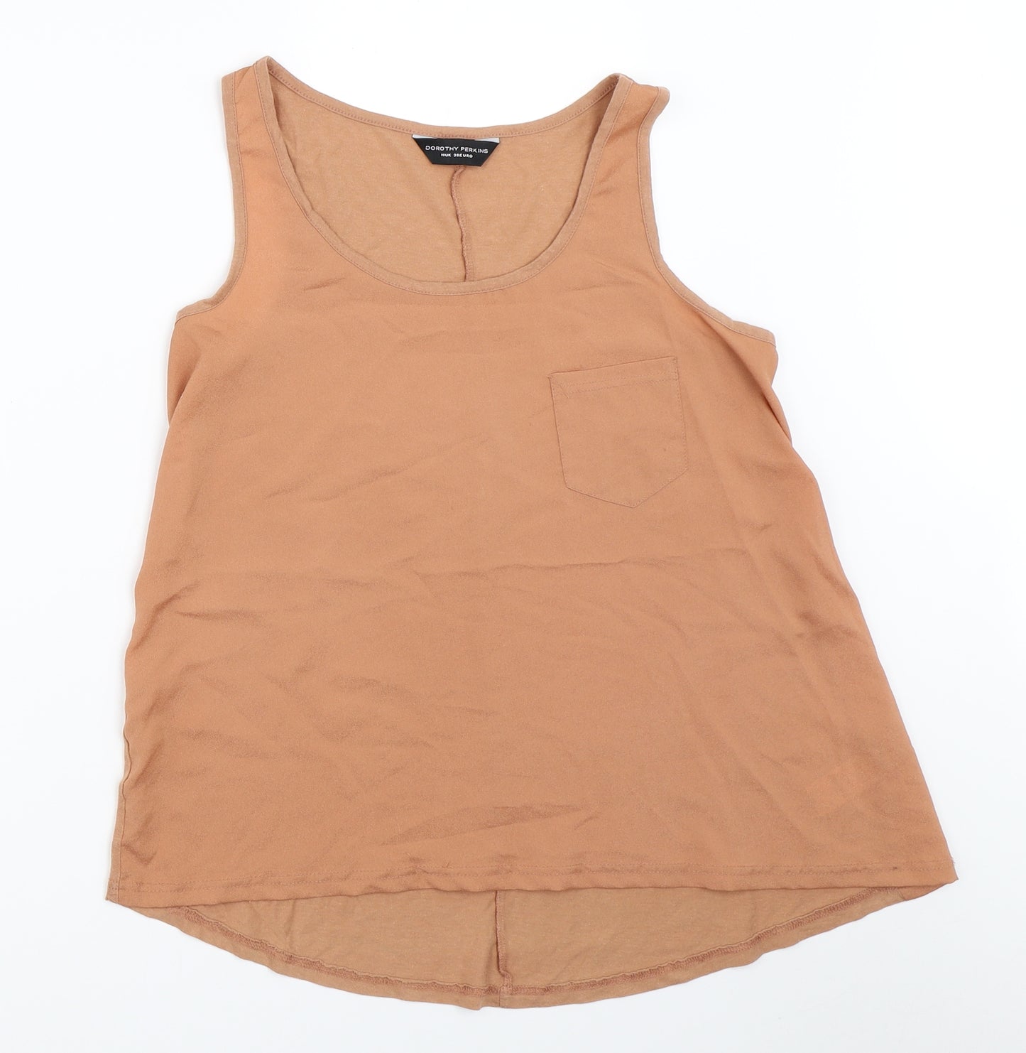 Dorothy Perkins Womens Beige   Basic Tank Size 10