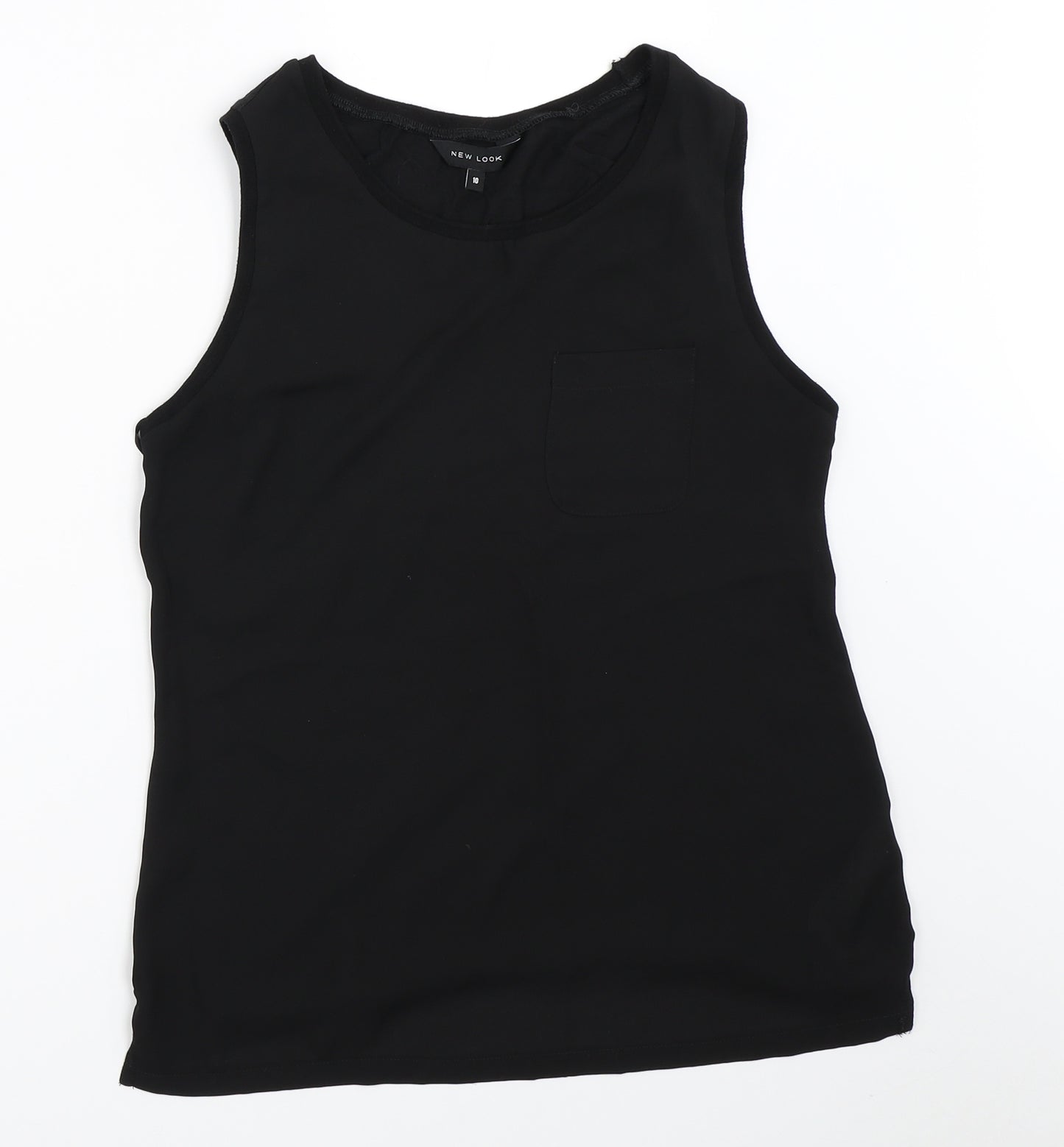New Look Womens Black   Basic Blouse Size 10