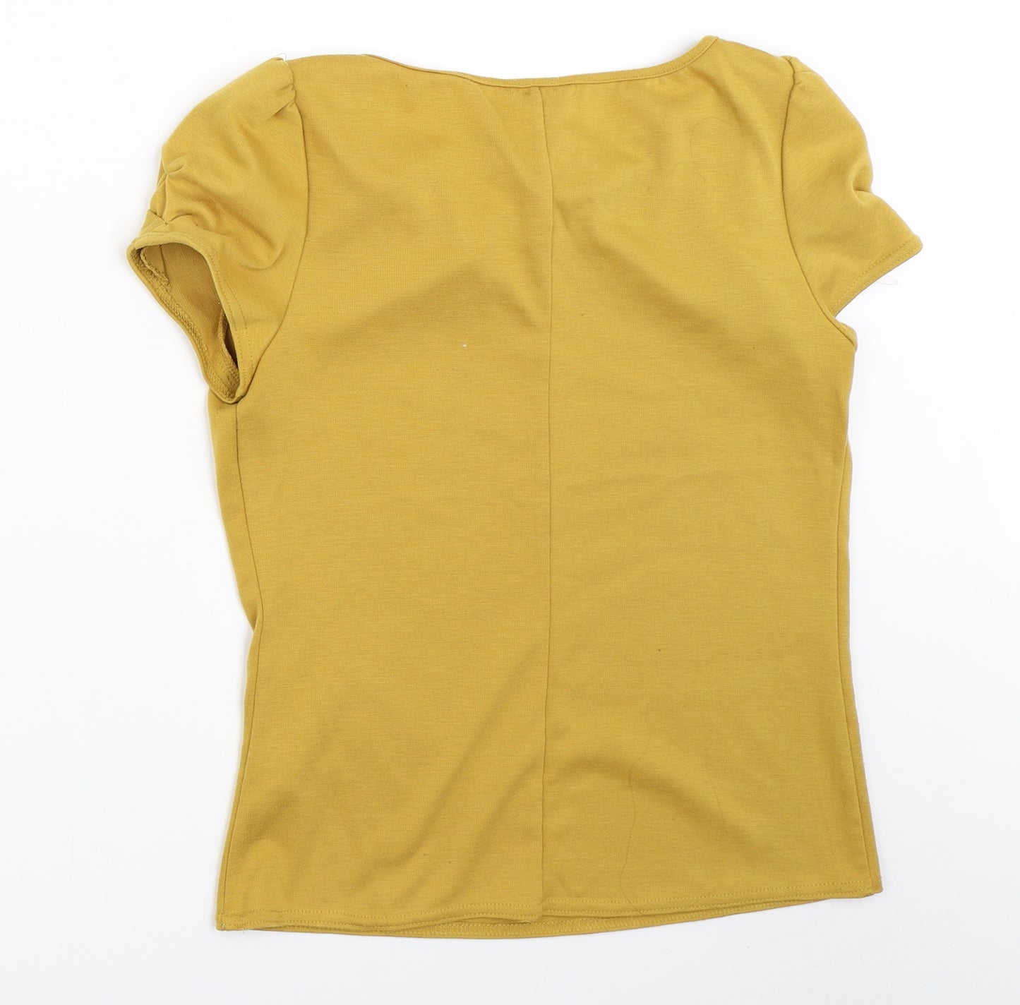 New Look Womens Yellow   Basic T-Shirt Size 10